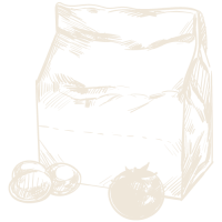 dessin sachet d'épicerie